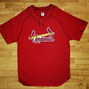 Y2K St Louis Cardinals The Longest Yard 2005 Movie Promo Red Jersey, Large.